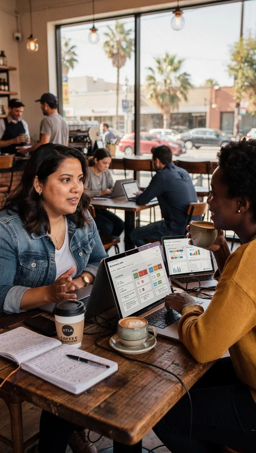 Graph illustrating software efficiency improvements through automated processes and analytics.