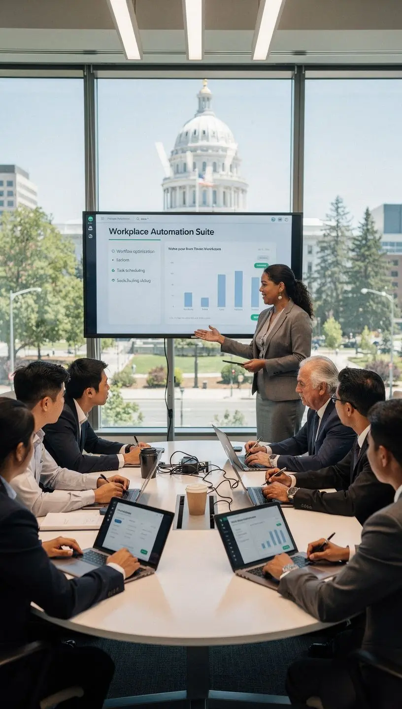 Developer reviewing automated testing results on a laptop to ensure software quality and reliability.